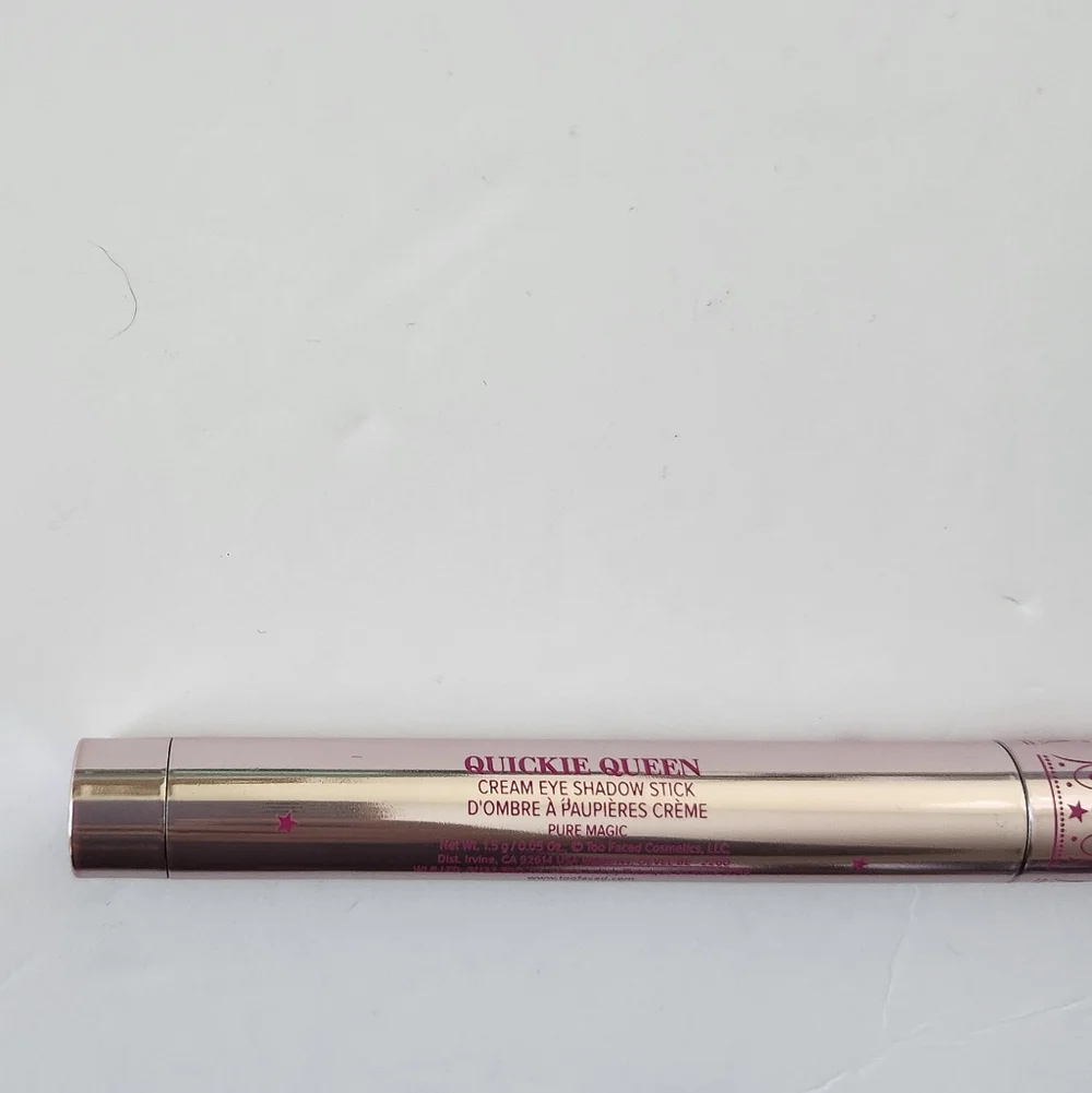 Too Faced Quickie Queen Cream Eyeshadow Stick Pure Magic New in Box
